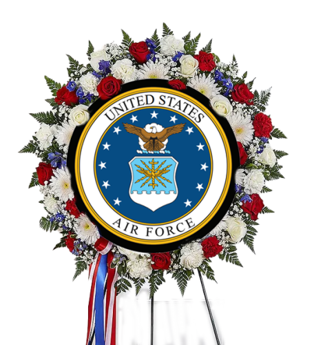 Military Patriotic Wreath - Air Force
